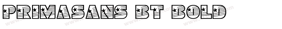 PrimaSans BT Bold字体转换